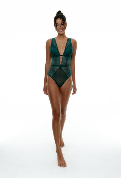 Sikkim Halter Bodysuit - Teal