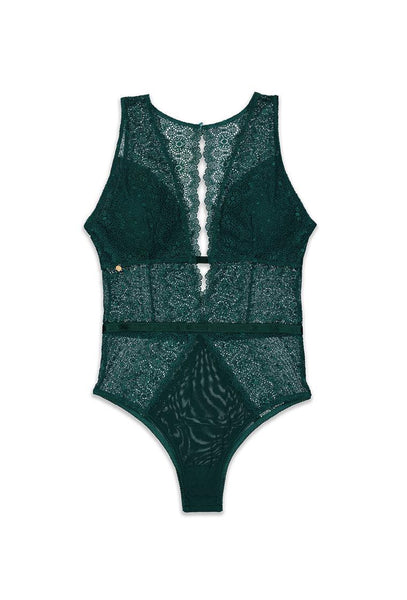 Sikkim Halter Bodysuit - Teal