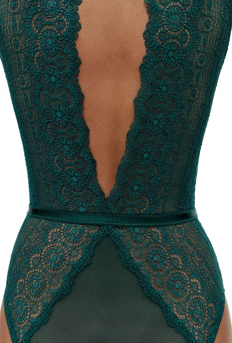 Sikkim Halter Bodysuit - Teal