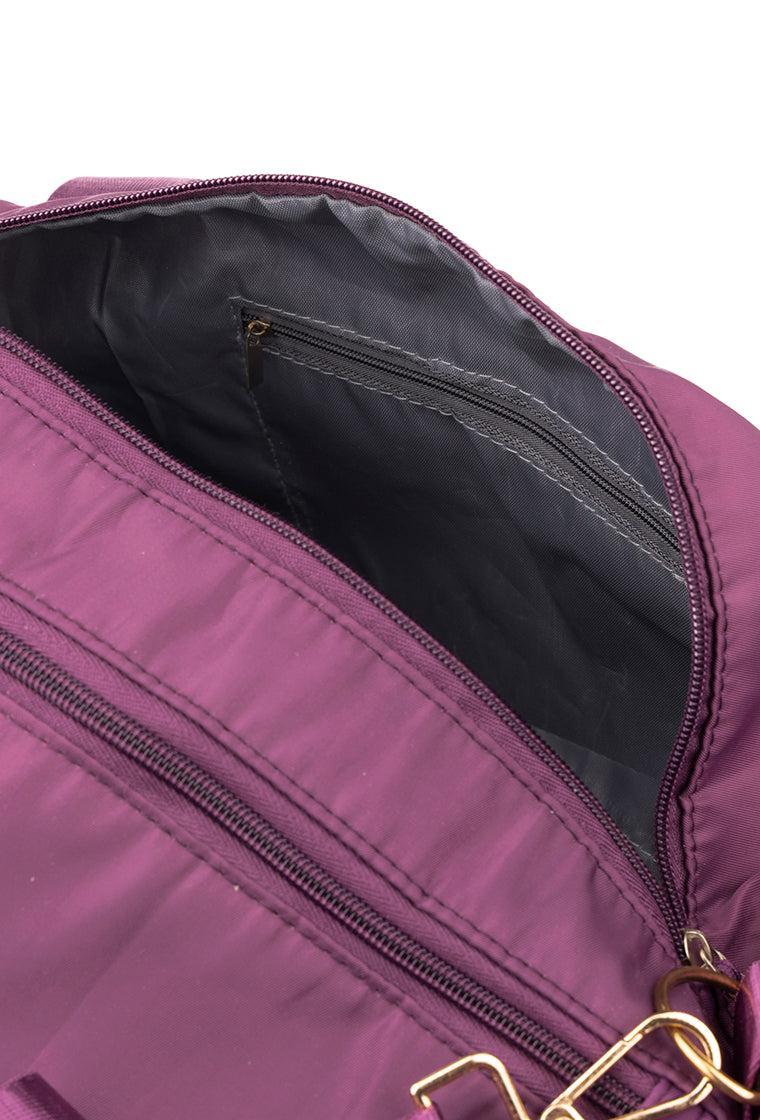 Bolsa deportiva Hoop - Plum-Black Limba