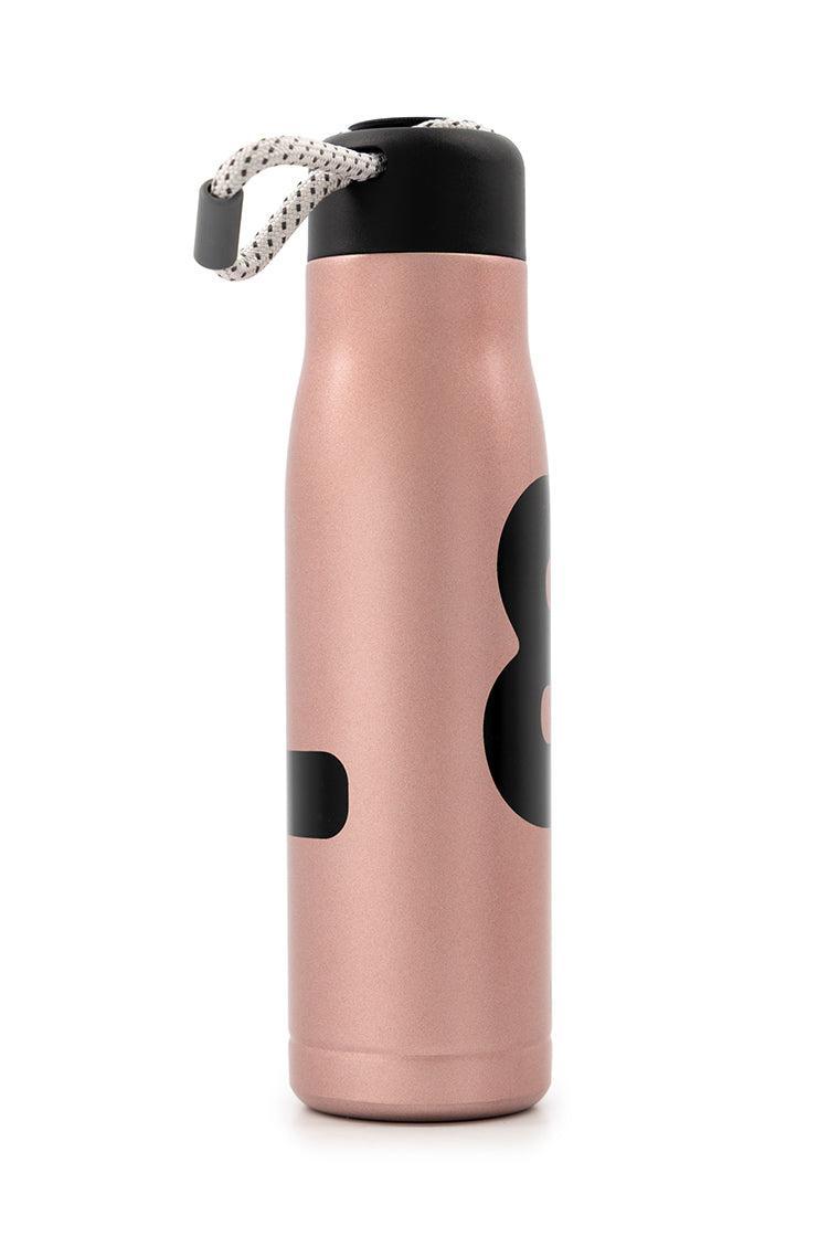 Botella termo PowerSip 550 ml - Soft pink-Black Limba