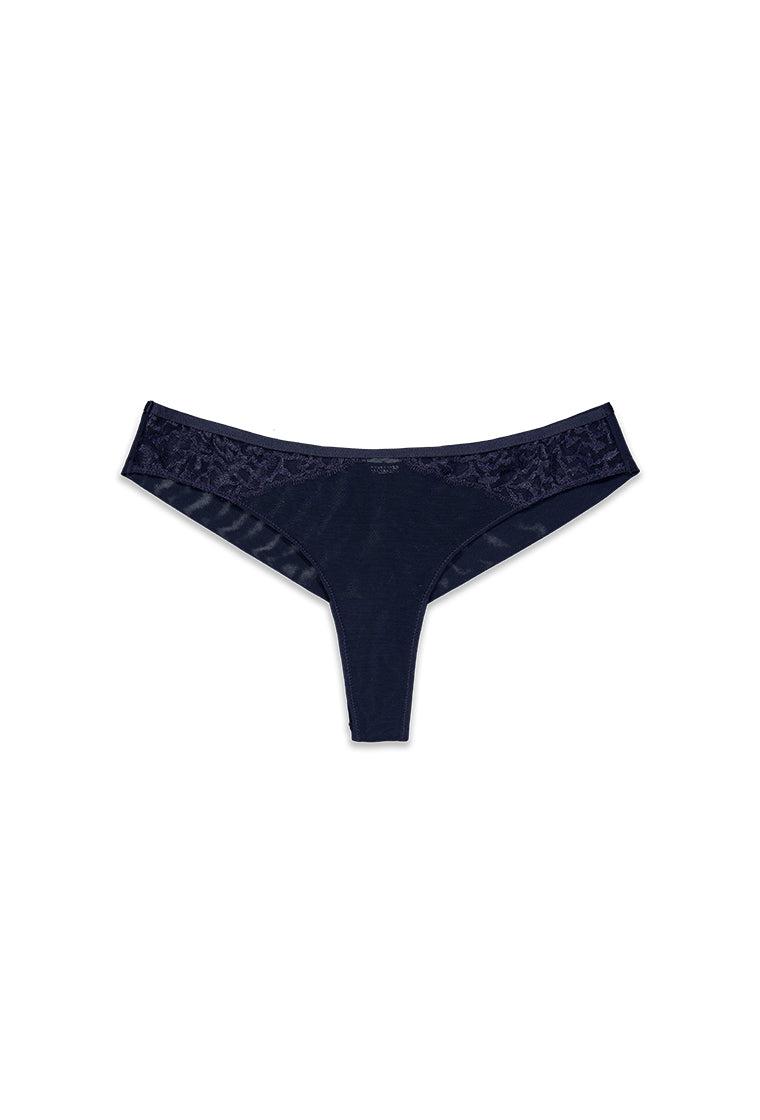 Braga Brasileña Niki - Navy Blue-Black Limba