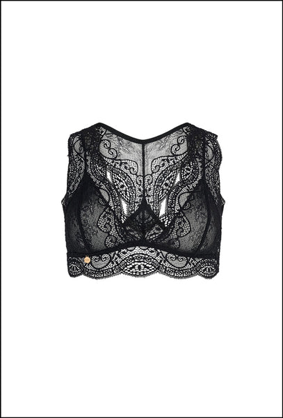 Bralette Brave Anaconda - Black-Black Limba
