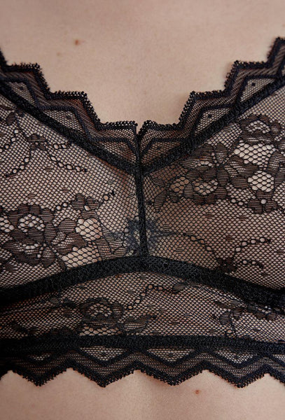 Bralette Carvi - Black-Black Limba
