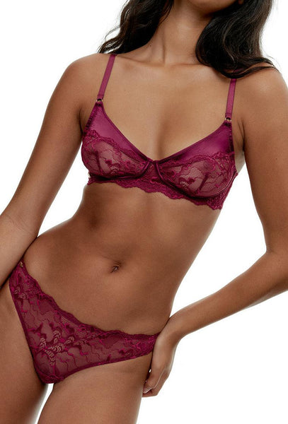 Bralette Falso aro Camille - Grape-Black Limba