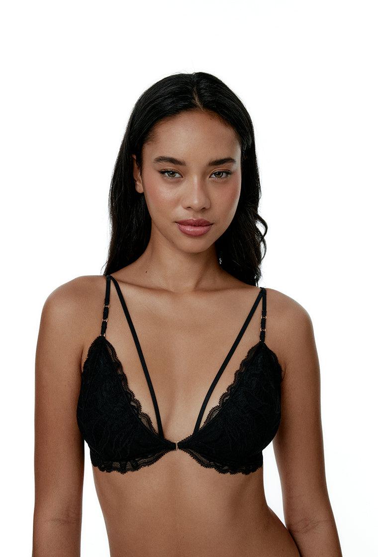 Bralette Triangular Mojave - Black-Black Limba