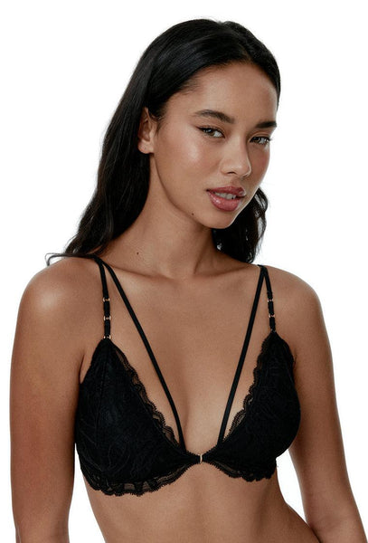 Bralette Triangular Mojave - Black-Black Limba