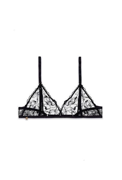 Bralette Triangular Naomi - Black-Black Limba