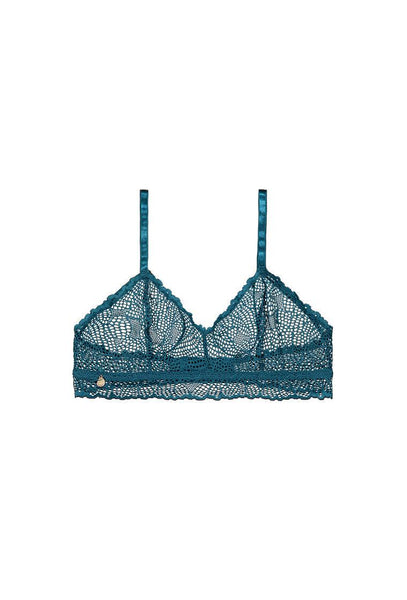 Bralette Triangular Riley - Legion Blue-Black Limba