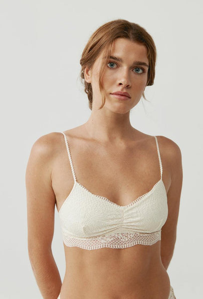 Bralette balconette Carrie - Cream-Black Limba