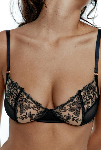 Bralette falso aro Dusk - Black-Black Limba