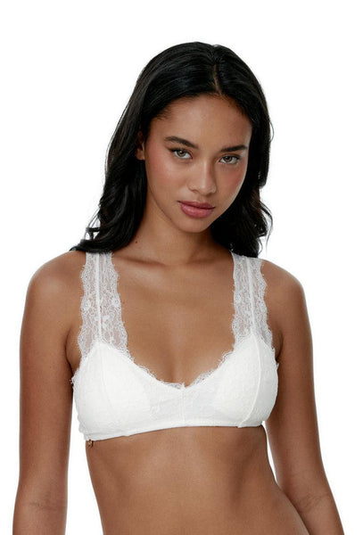 Bralette halter Dulcet - Cream-Black Limba