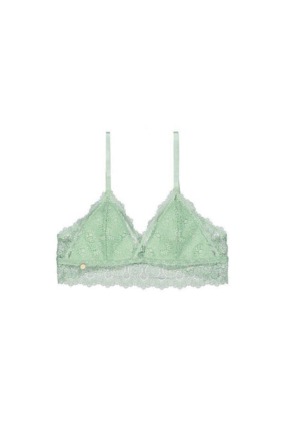 Bralette triangular Agatha - Green-Black Limba