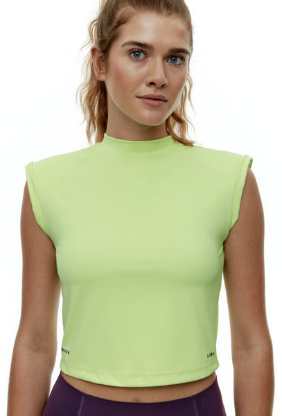 Camiseta deportiva Urban Edge - Lime-Black Limba