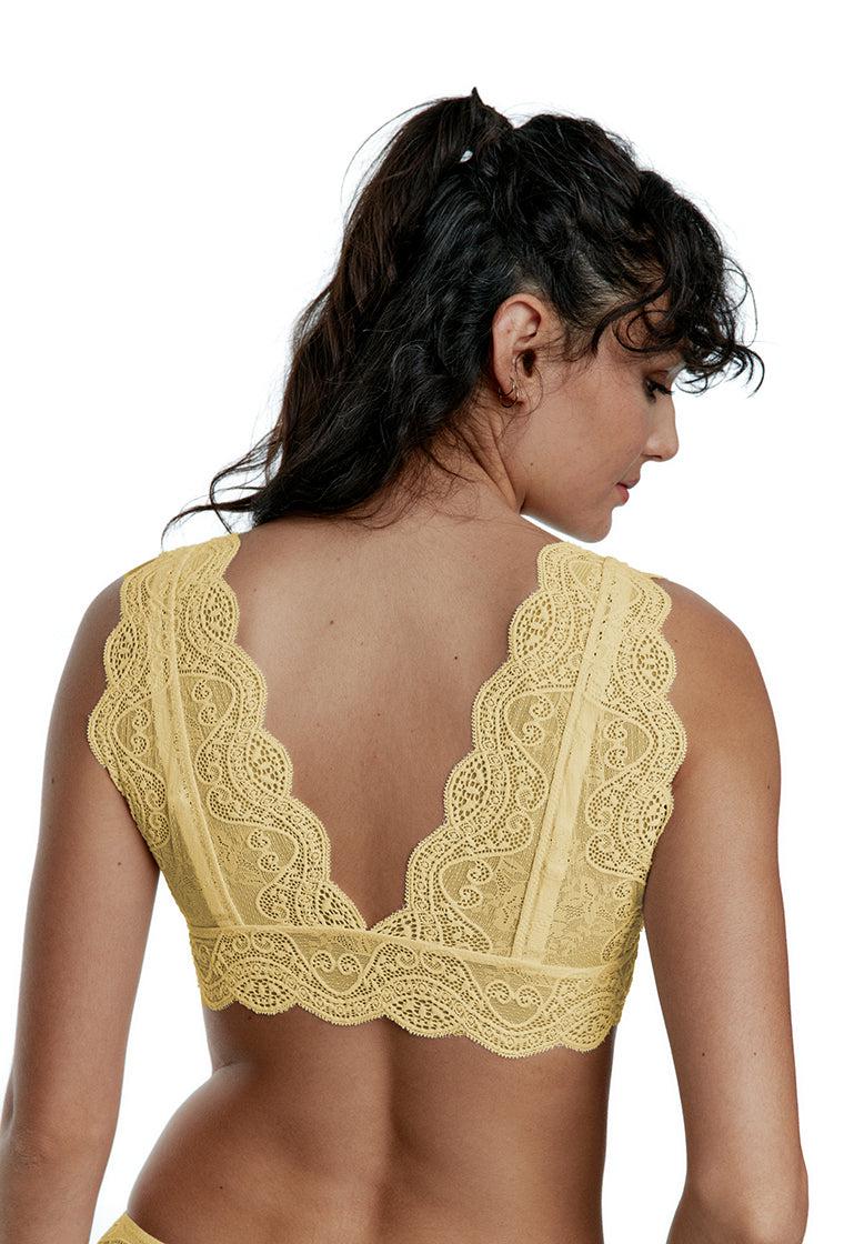 Conjunto de lencería Sunlit - Yellow-Black Limba