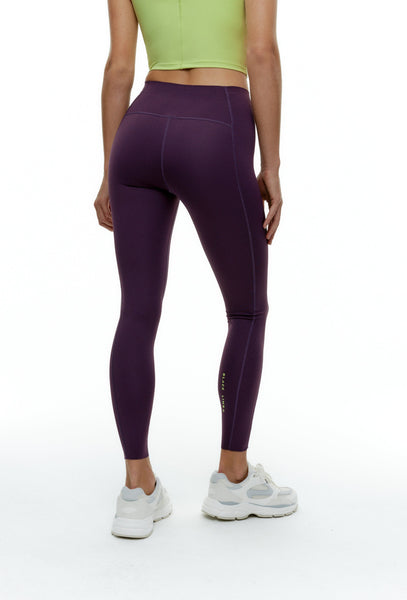 Conjunto deportivo Bhakti & Curve Line - Lime & Midnight Plum-Black Limba