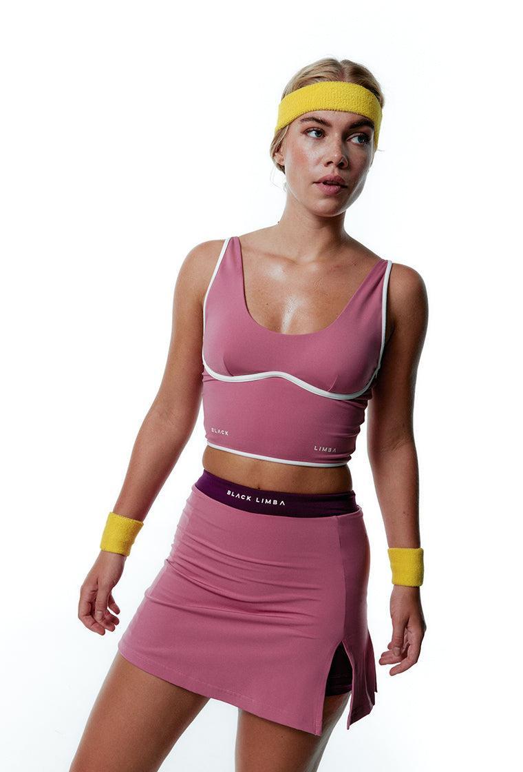 Conjunto deportivo CourtEdge & Power Play - Dusty rose & Cream-Black Limba