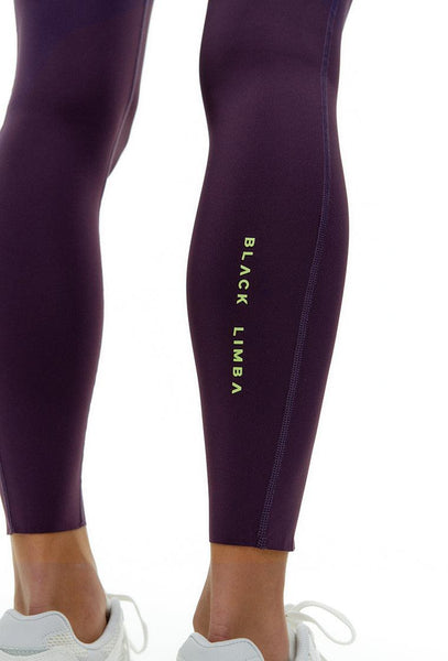 Conjunto deportivo Curve Line - Midnight Plum-Black Limba