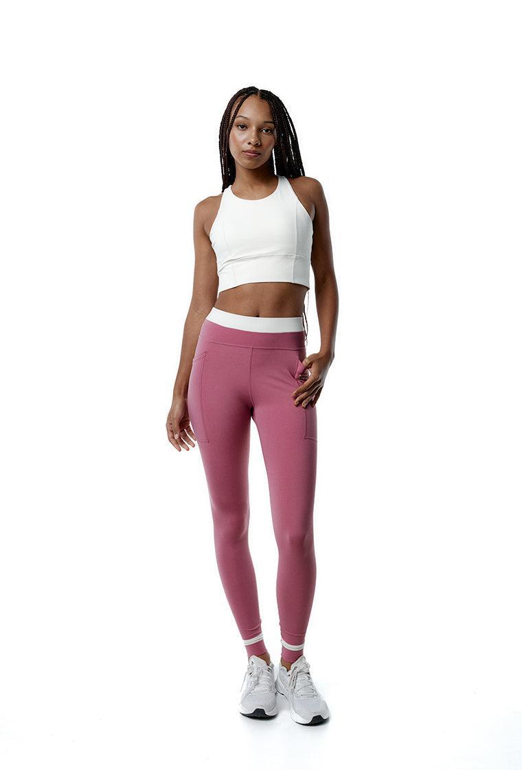 Conjunto deportivo Diardi & CourtEdge - Cream & Dusty rose-Black Limba