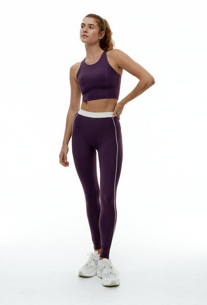 Conjunto deportivo Diardi & Karma - Midnight Plum-Black Limba