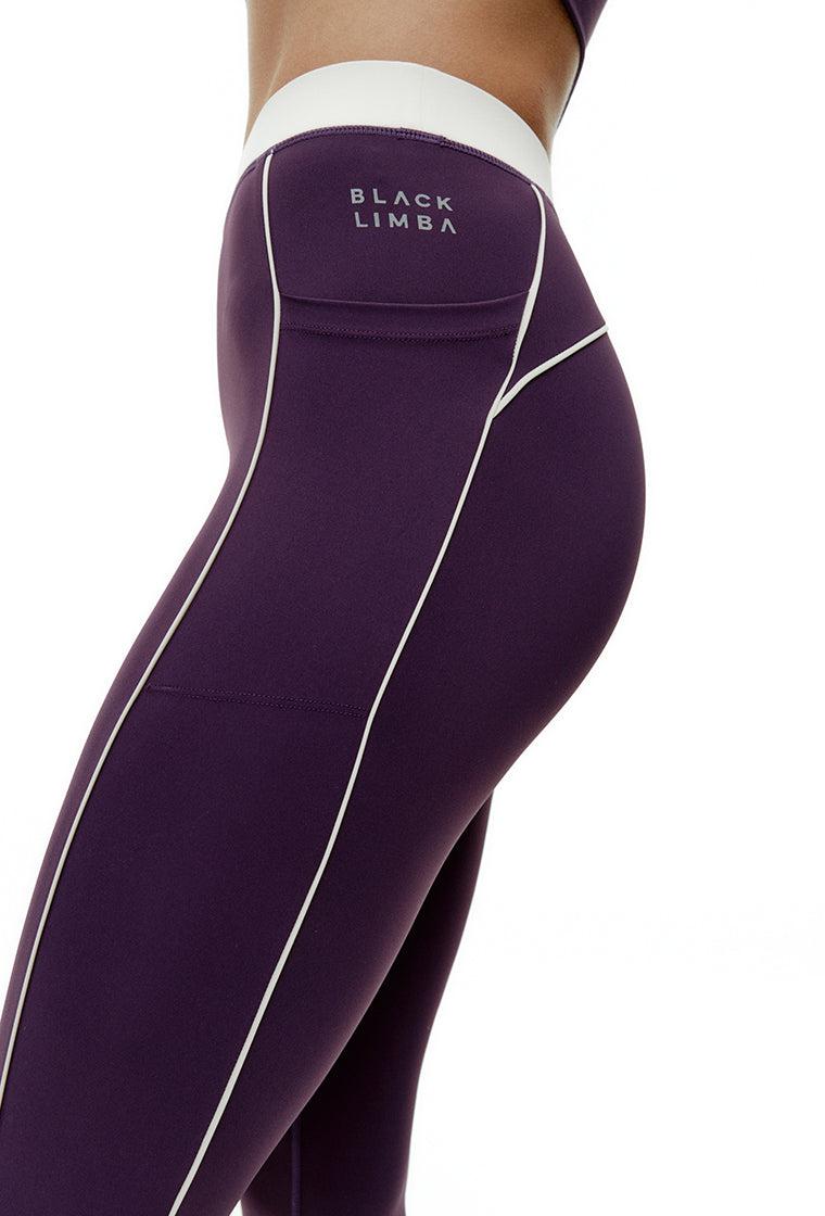 Conjunto deportivo Diardi & Karma - Midnight Plum-Black Limba