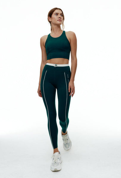 Conjunto deportivo Diardi & Streetflex - Teal & Cream-Black Limba