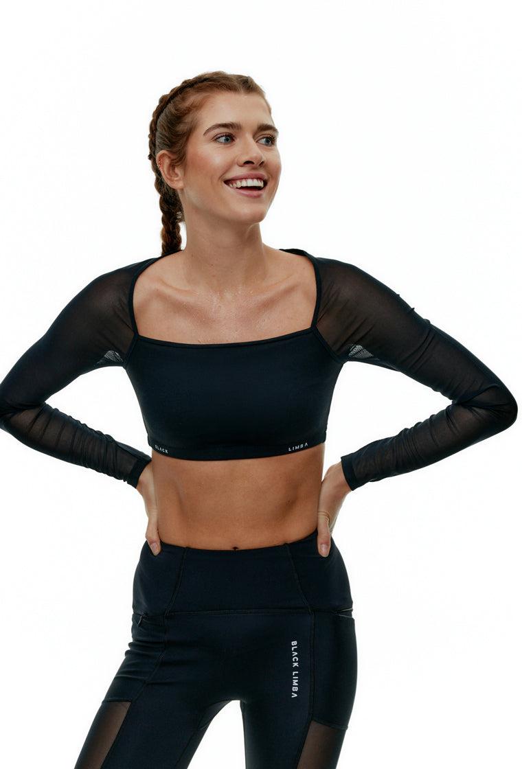 Conjunto deportivo Horizon & Skyline Mesh - Black-Black Limba