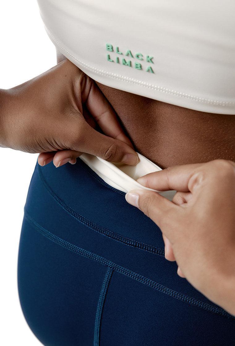 Conjunto deportivo SynergyFit - Cream, Ocean blue & Sage-Black Limba