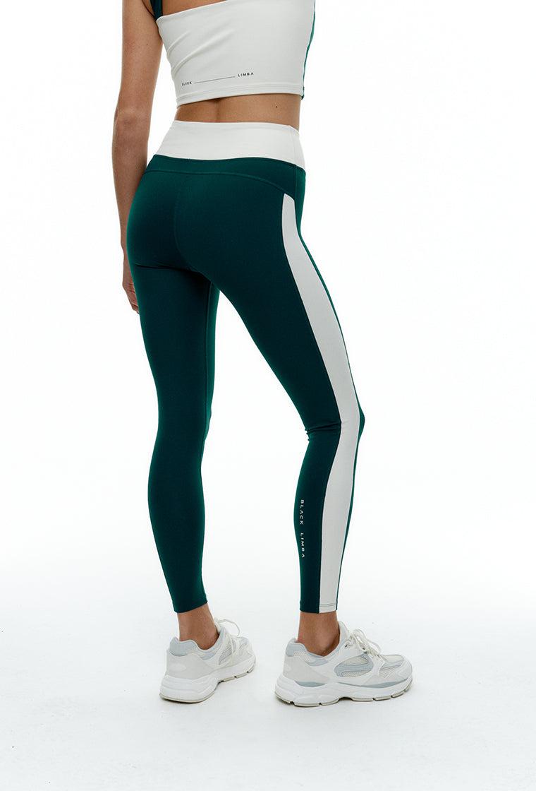 Conjunto deportivo bicolor Flexfit - Teal & Cream-Black Limba