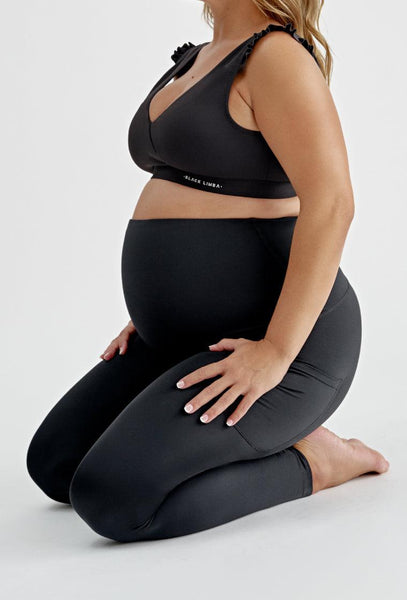 Legging Maternidad Ibai - Black-Black Limba