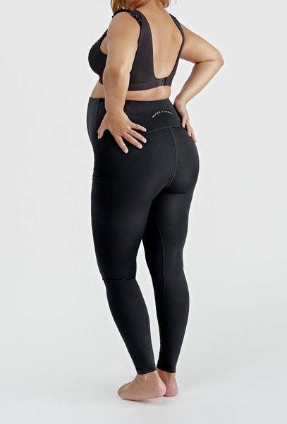 Legging Maternidad Ibai - Black-Black Limba