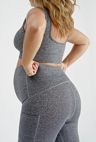 Legging Maternidad Ibai - Grey-Black Limba