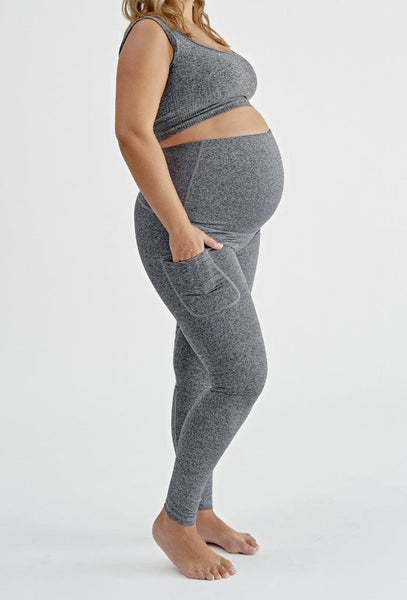 Legging Maternidad Ibai - Grey-Black Limba