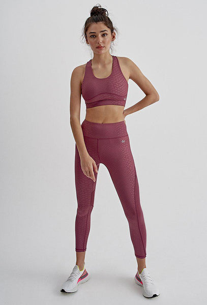 Legging Sonora - Mauve-Black Limba