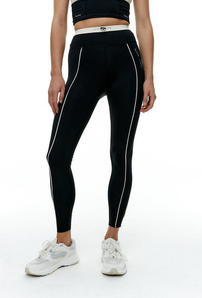 Legging deportivo Bicolor Streetflex - Black & Cream-Black Limba