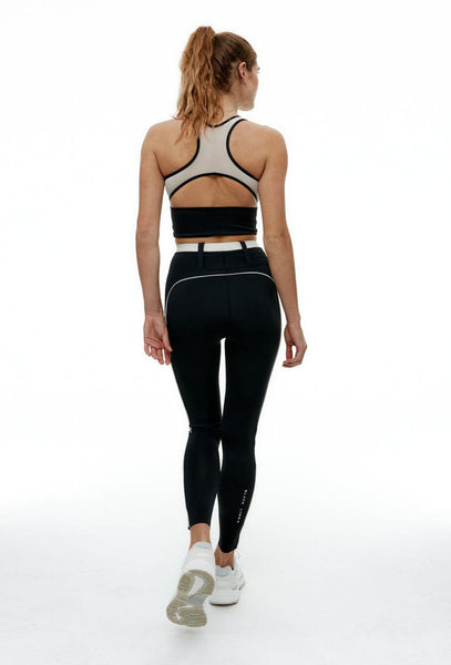 Legging deportivo Bicolor Streetflex - Black & Cream-Black Limba