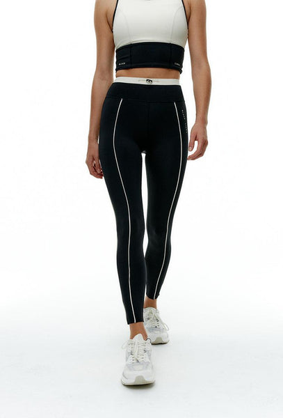 Legging deportivo Bicolor Streetflex - Black & Cream-Black Limba