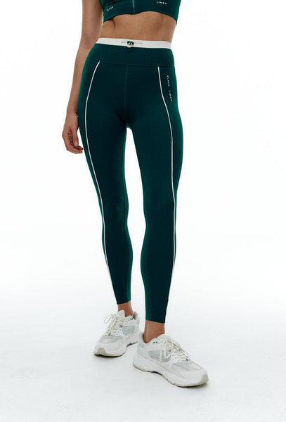 Legging deportivo Bicolor Streetflex - Teal & Cream-Black Limba