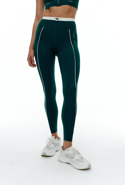 Legging deportivo Bicolor Streetflex - Teal & Cream-Black Limba