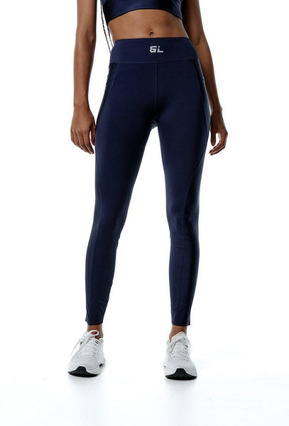 Legging deportivo LiftPower - Midnight blue-Black Limba