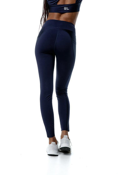 Legging deportivo LiftPower - Midnight blue-Black Limba