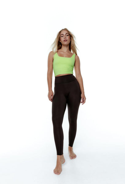 Legging deportivo One Size - Chocolate-Black Limba