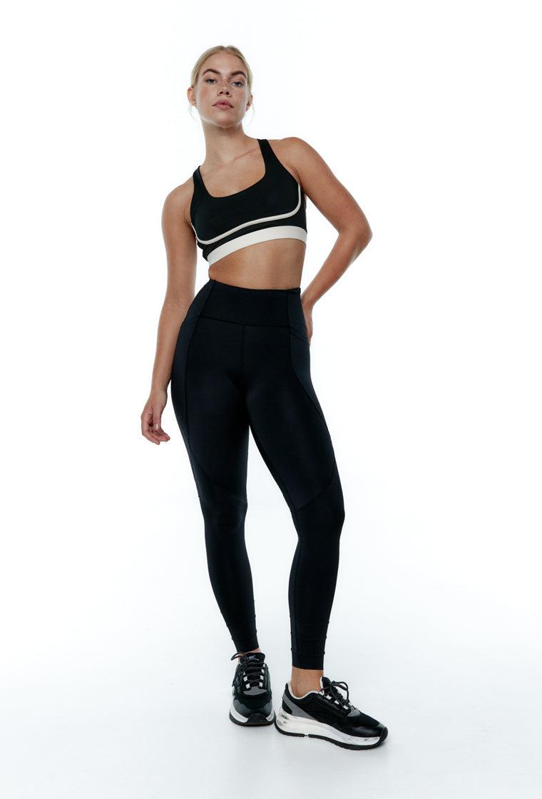 Legging deportivo compresivo Diardi - Black-Black Limba