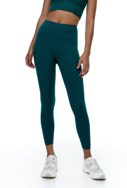 Legging deportivo compresivo Diardi - Teal-Black Limba