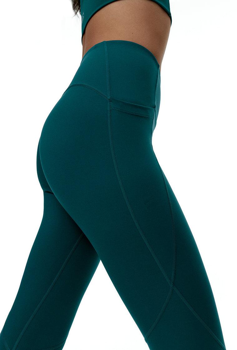 Legging deportivo compresivo Diardi - Teal-Black Limba