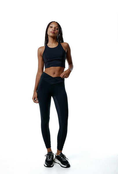 Legging deportivo compresivo Ica - Black-Black Limba