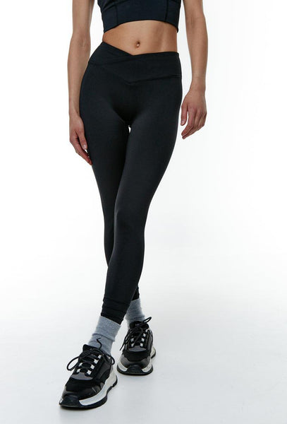 Conjunto deportivo Top+Legging Tao&Diardi Bicolor de mujer Black Limba
