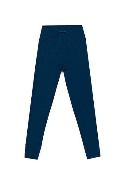 Legging deportivo compresivo Ica - Ocean blue-Black Limba