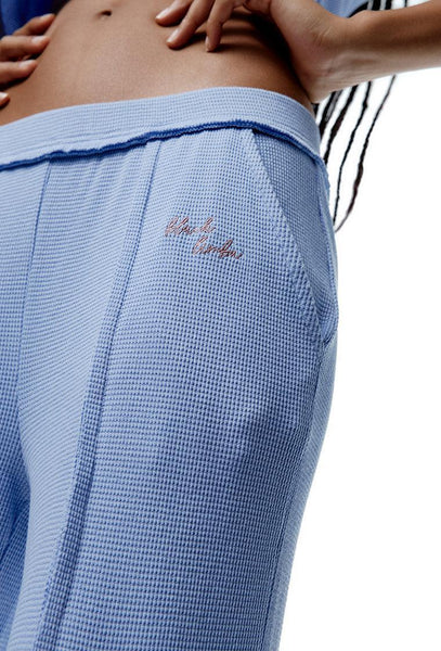 Pantalón deportivo de algodón Legacy - Sky blue-Black Limba