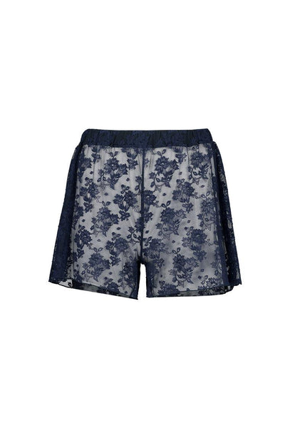 Short de encaje Peggy - Baltic blue-Black Limba